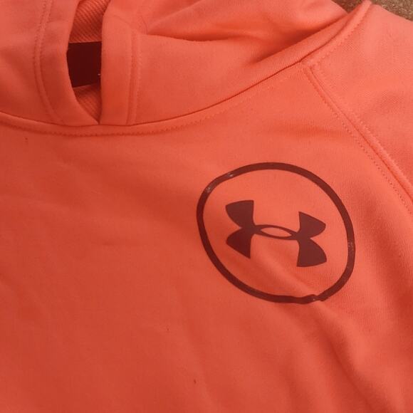 Under armour loose hoodie neon pink large - Picture 3 of 5